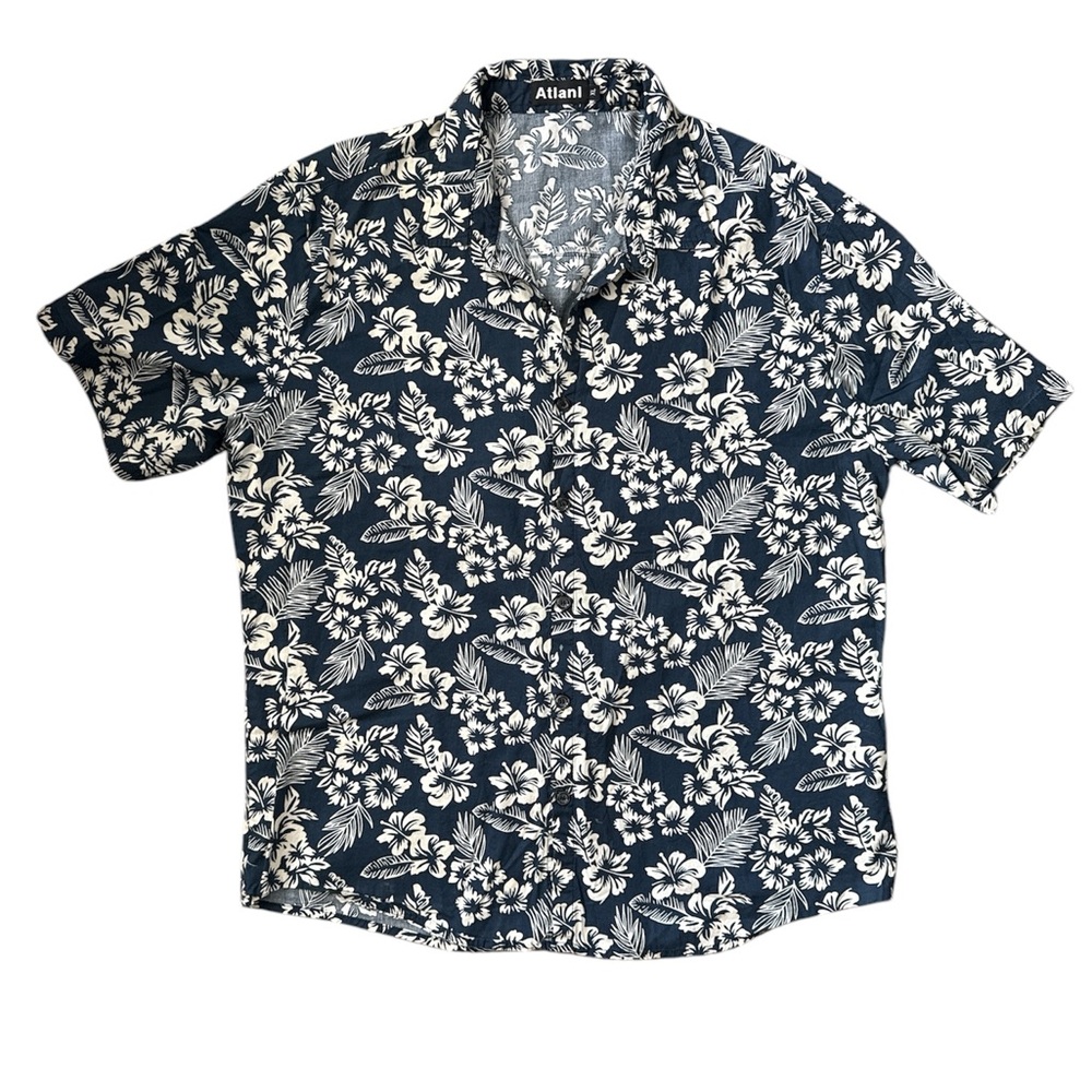 Men's Floral Navy Shirt